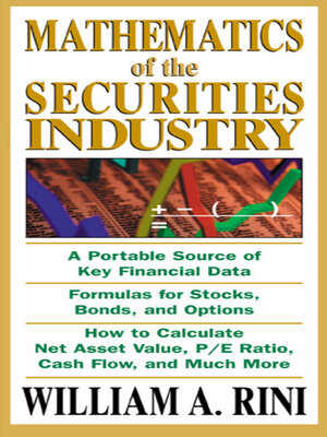 cover image of Mathematics of the Securities Industry